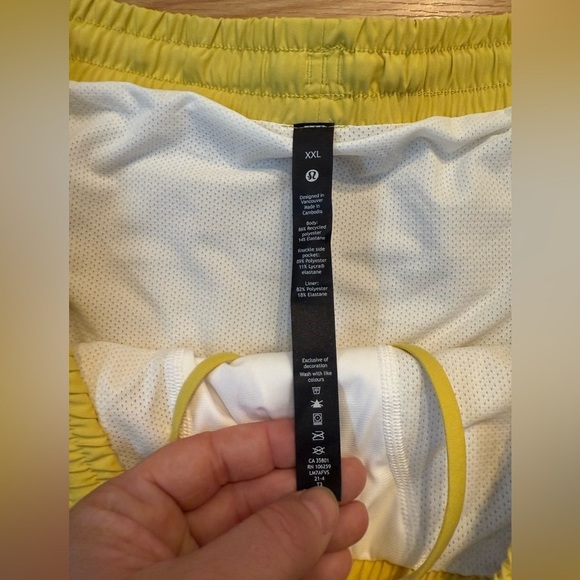 Lululemon Pace Breaker Lined Short 7" Soleil - Picture 3 of 9